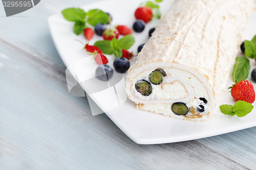 Image of summer Swiss roll