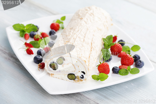 Image of summer Swiss roll