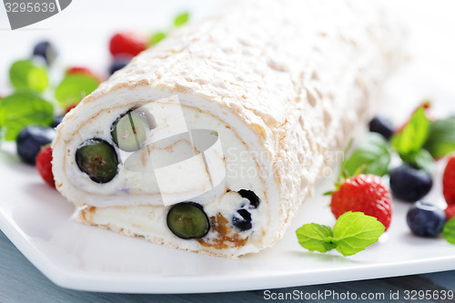 Image of summer Swiss roll