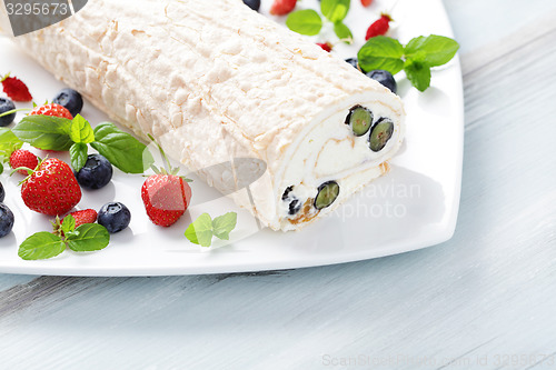 Image of summer Swiss roll