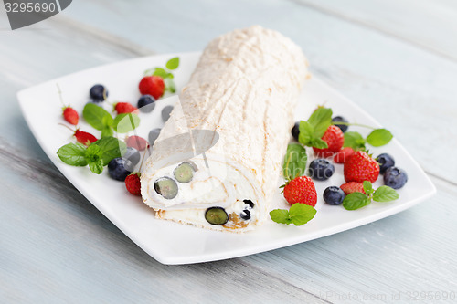 Image of summer Swiss roll