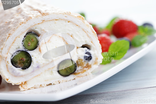 Image of summer Swiss roll