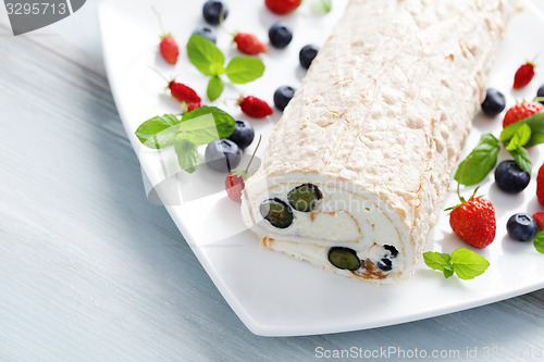 Image of summer Swiss roll