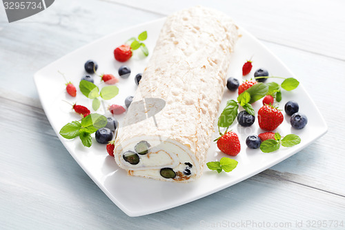 Image of summer Swiss roll