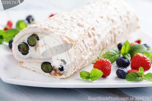 Image of summer Swiss roll