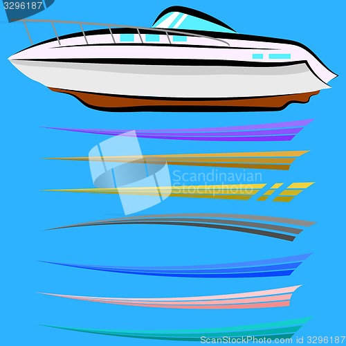 Image of Set of Boat Graphics 