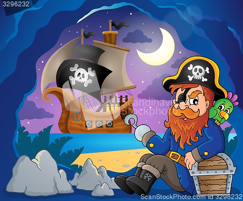 Image of Sitting pirate theme image 7