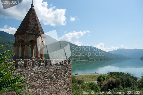 Image of Ananuri castle in Georgia