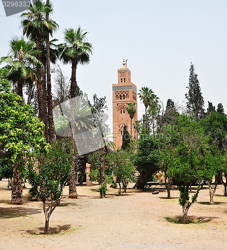 Image of Koutoubia Mosque garden