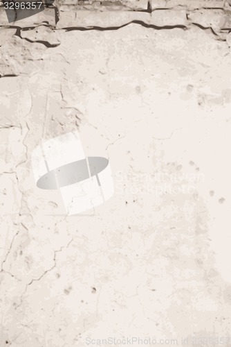 Image of Vector Grungy White Concrete Wall Background