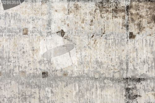 Image of Grungy white concrete wall background