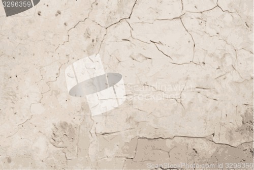 Image of Vector Grungy White Concrete Wall Background