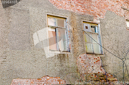 Image of broken window