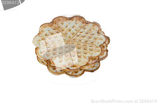 Image of a plate with waffles