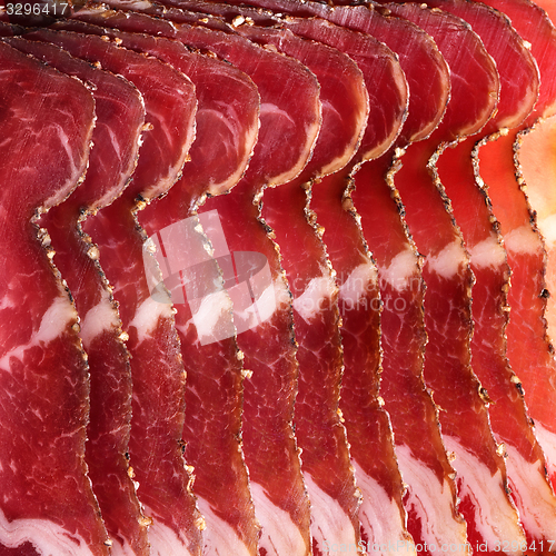 Image of sliced ham