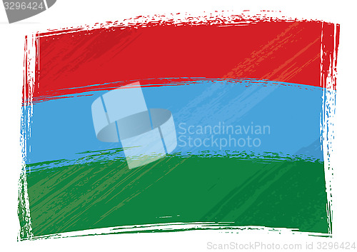 Image of Grunge Karelia flag
