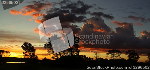 Image of Cloudy sky on the road to Johannesburg