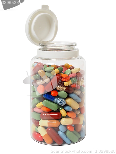 Image of Bottle with pills