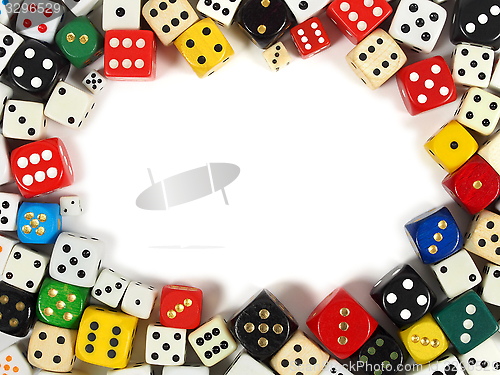 Image of Dice with copy space