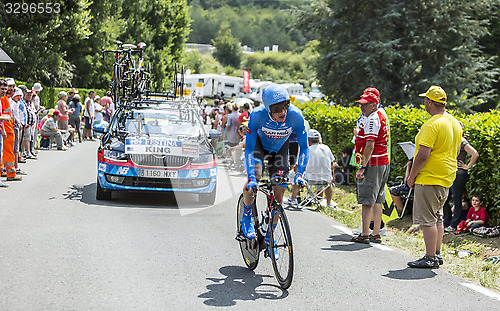 Image of The Cyclist Benjamin King - Tour de France 2014