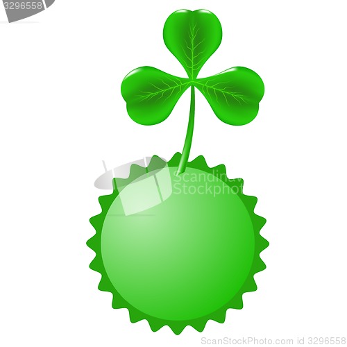 Image of Green Clover and Circle Banner