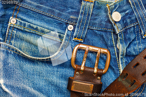 Image of part of a vintage jeans