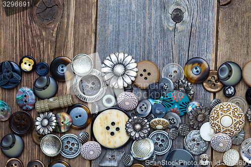 Image of set of old buttons