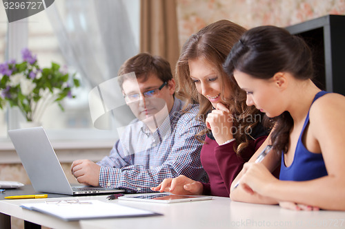 Image of High-school students