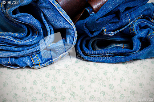 Image of rolled up jeans