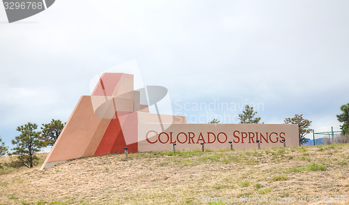 Image of Colorado Springs roadside sign