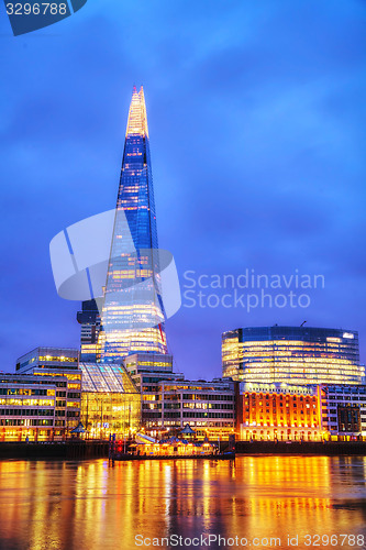 Image of Overview of London with the Shard London Bridge