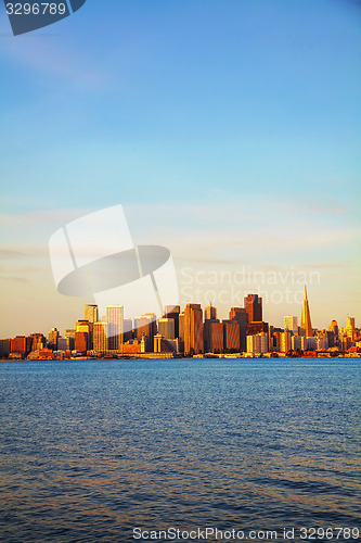 Image of Downtown of San Francisco as seen from the bay