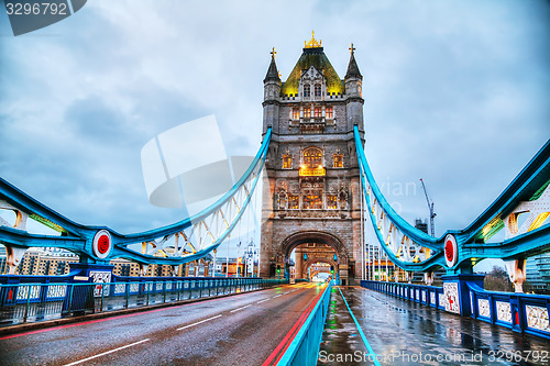 Image of Tower bridge in London, Great Britain