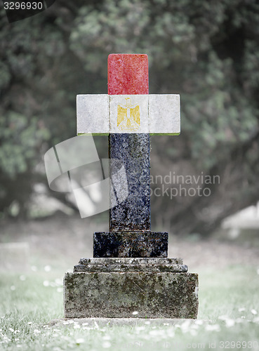 Image of Gravestone in the cemetery - Egypt