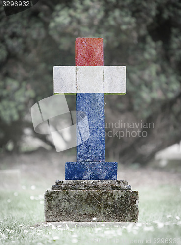 Image of Gravestone in the cemetery - Netherlands