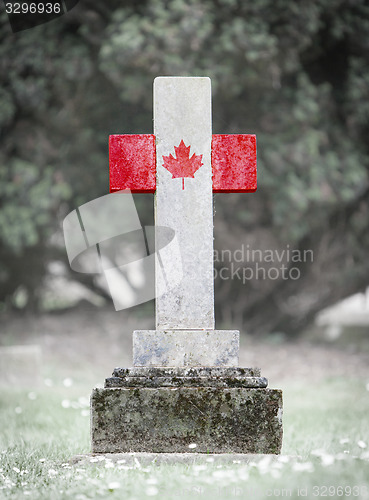 Image of Gravestone in the cemetery - Canada