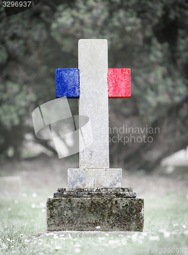 Image of Gravestone in the cemetery - France