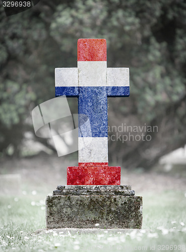 Image of Gravestone in the cemetery - Thailand