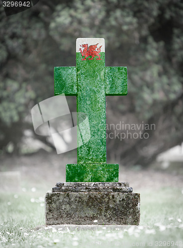 Image of Gravestone in the cemetery - Wales