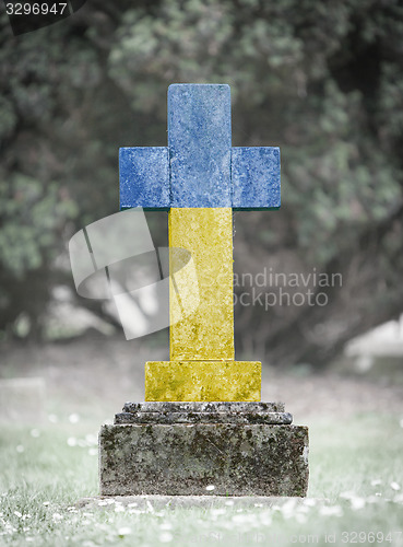 Image of Gravestone in the cemetery - Ukraine