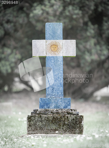 Image of Gravestone in the cemetery - Argentina