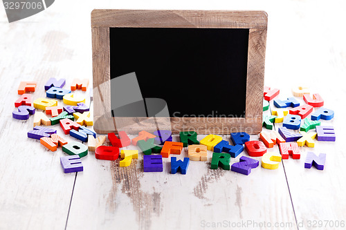 Image of wooden alphabet blocks