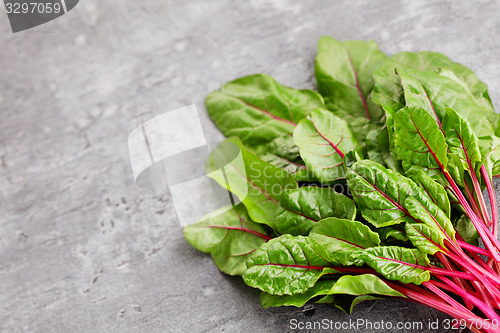 Image of beetroot leaves