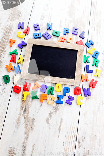 Image of wooden alphabet blocks