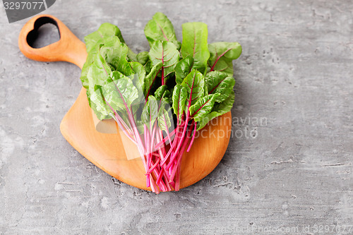 Image of beetroot leaves