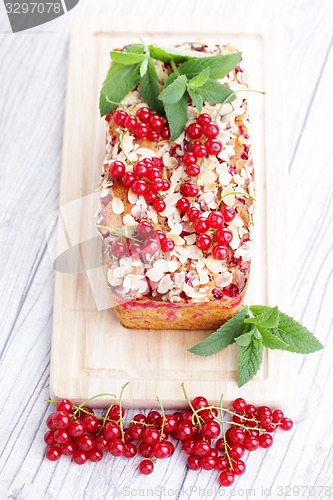 Image of red currants pie