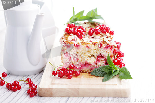 Image of red currants pie