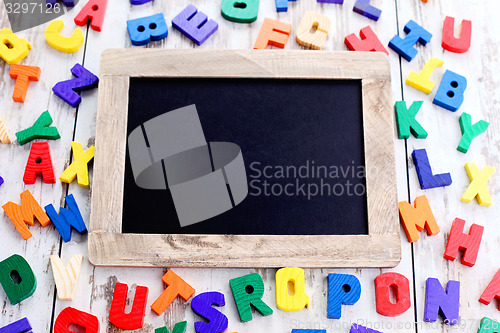 Image of wooden alphabet blocks