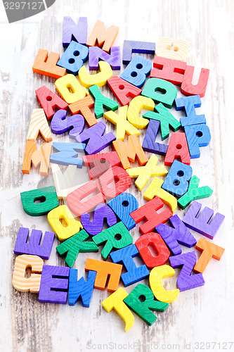 Image of wooden alphabet blocks