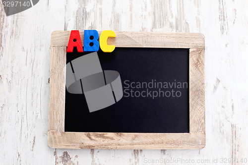 Image of wooden alphabet blocks